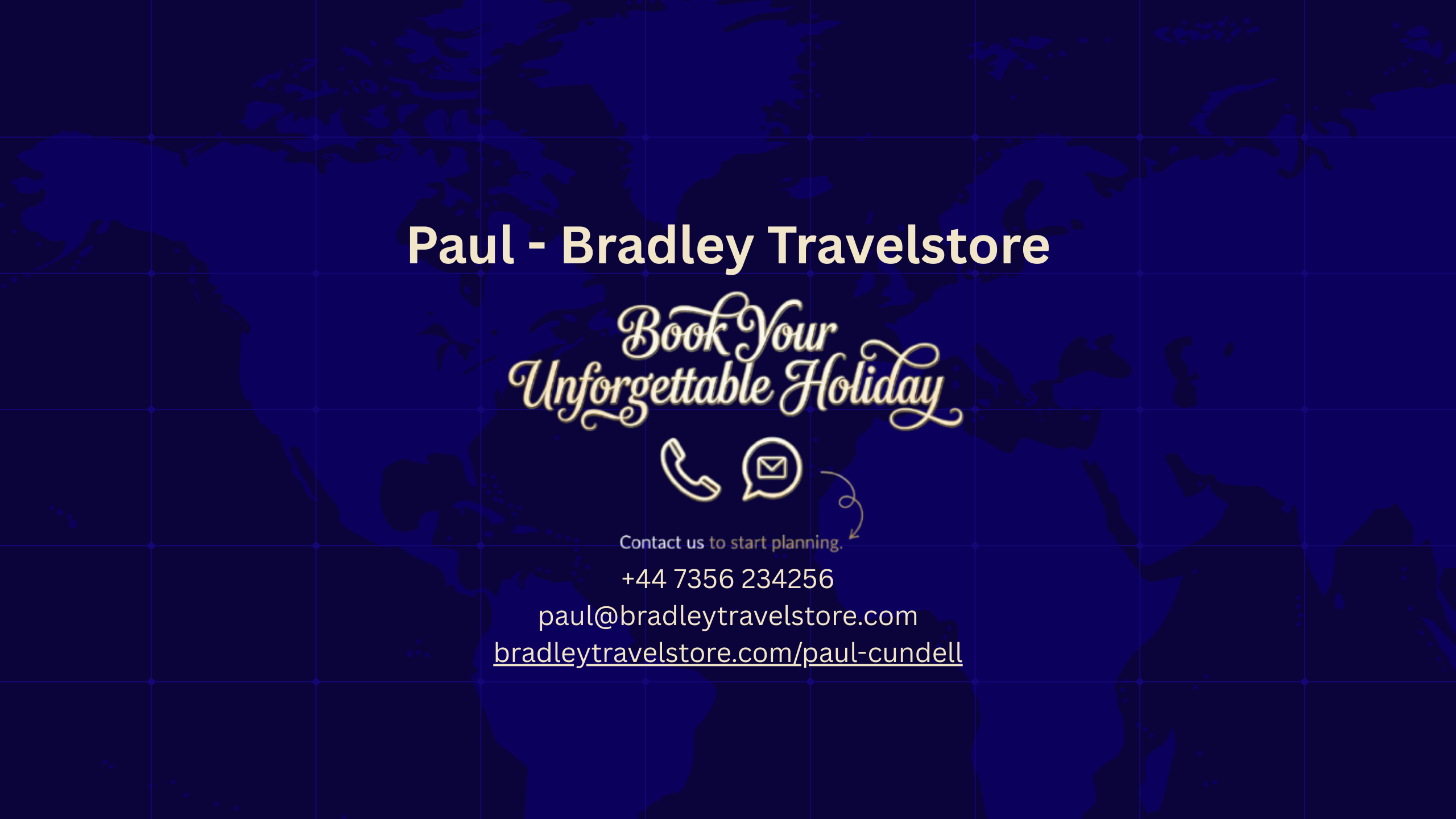 Paul Bradley Travelstore - Book Your Unforgettable Holiday